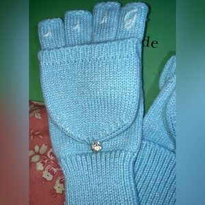 Kate Spade sparkly pop top gloves top gloves mittens
